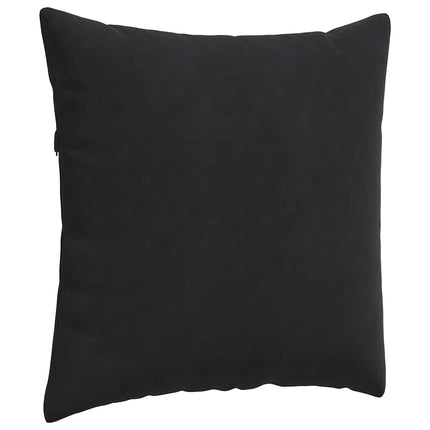 Sofakuddar 2 pcs Svart 60 x 60 cm Kordread tyg