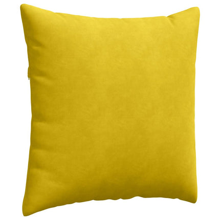 Sofakuddar 2 pcs Gul 60 x 60 cm Kordread tyg