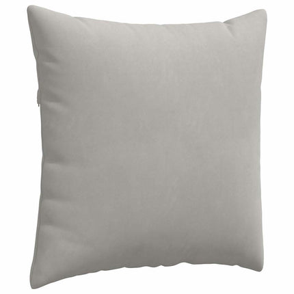Sofakuddar 2 pcs Ljusgrå 60 x 60 cm tyg
