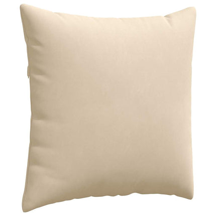 Sofakuddar 2 pcs Kräm 60 x 60 cm tyg