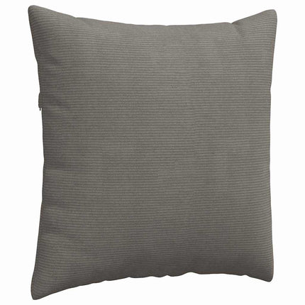 Sofakuddar 2 pcs Ljusgrå 60 x 60 cm Kordread tyg