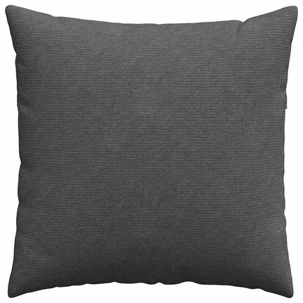 Sofakuddar 2 pcs Mörkgrå 60 x 60 cm Kordread tyg