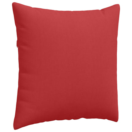 Sofakuddar 2 pcs Röd 80 x 80 cm tyg