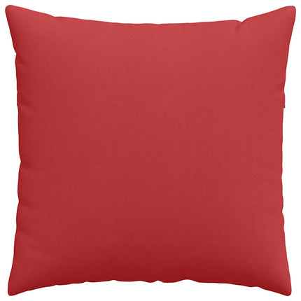 Sofakuddar 2 pcs Röd 80 x 80 cm tyg