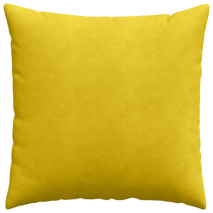 Sofakuddar 2 pcs Gul 80 x 80 cm Kordread tyg