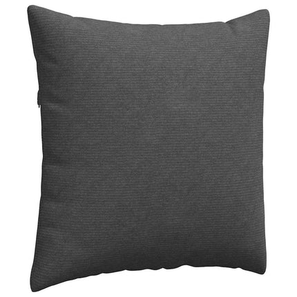 Sofakuddar 2 pcs Mörkgrå 80 x 80 cm Kordread tyg
