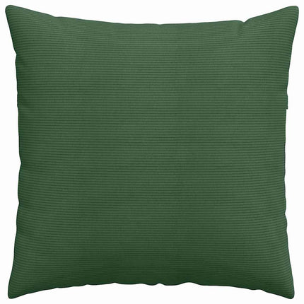 Sofakuddar 2 pcs Mörkgrön 80 x 80 cm Kordread tyg