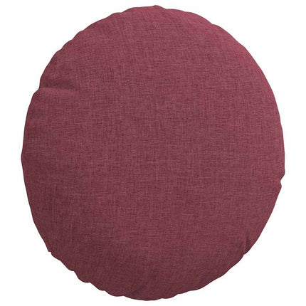 Sittkuddar 2 pcs Vinröd Ø30 x 13 cm tyg