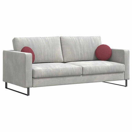 Sittkuddar 2 pcs Vinröd Ø30 x 13 cm tyg