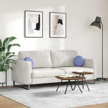 Sittkuddar 2 pcs Jeansblå Ø30 x 13 cm tyg