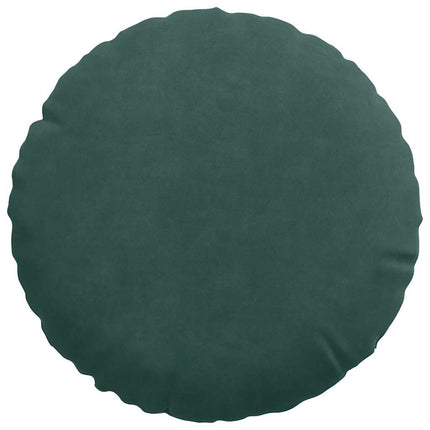 Sittkuddar 2 pcs Mörkgrön Ø30 x 13 cm Sammet