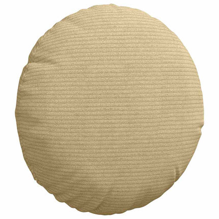 Sittkuddar 2 st Kordread tyg Grågrön Ø30 x 13 cm