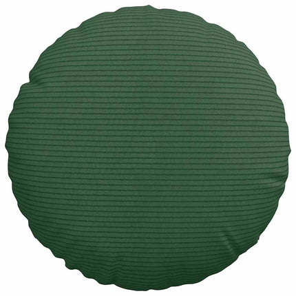 Sittkuddar 2 st Kordread tyg Mörkgrön Ø30 x 13 cm