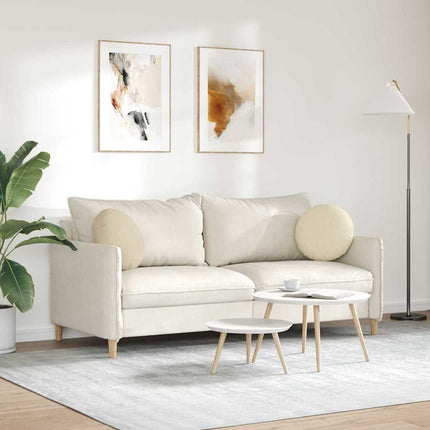 Sittkuddar 2 pcs Kräm Ø40 x 13 cm tyg