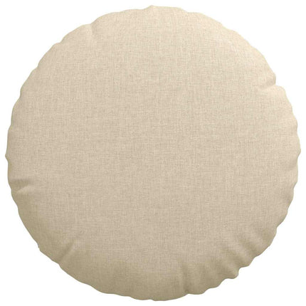 Sittkuddar 2 st tyg Kräm Ø40 x 13 cm