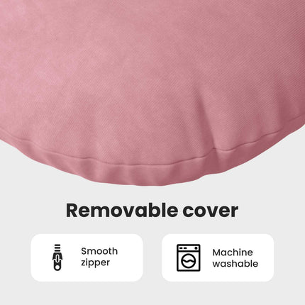 Sittkuddar 2 pcs Rosa Ø 40 x 13 cm Sammet