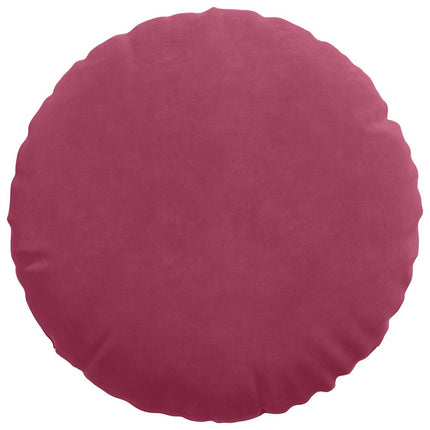 Sittkuddar 2 pcs Vinröd Ø 40 x 13 cm Sammet