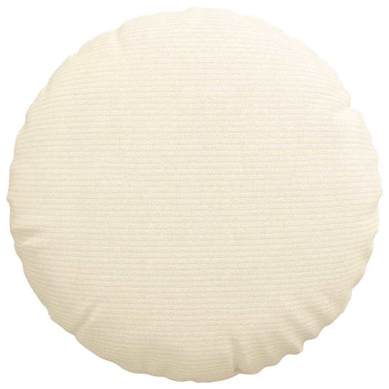 Sittkuddar 2 pcs Kräm Ø 40 cm Kordread tyg