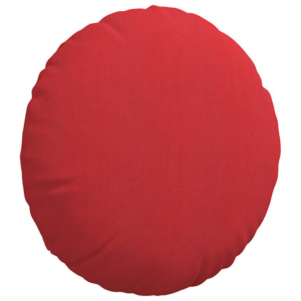 Sittkuddar 2 pcs Röd Ø50 x 19 cm tyg