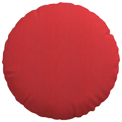 Sittkuddar 2 pcs Röd Ø50 x 19 cm tyg