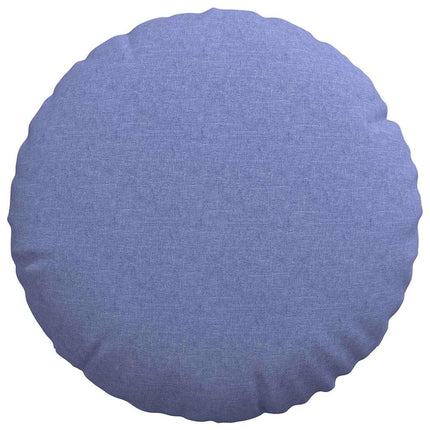 Sittkuddar 2 st tyg Jeansblå Ø50 x 19 cm