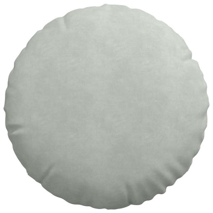 Sittkuddar 2 pcs Ljusgrå Ø50 x 19 cm Sammet
