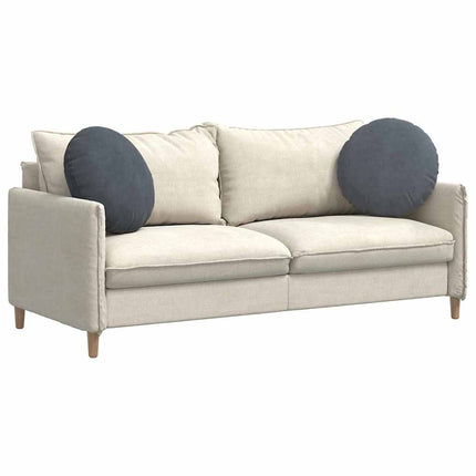 Sittkuddar 2 st Sammet Mörkgrå Ø50 x 19 cm