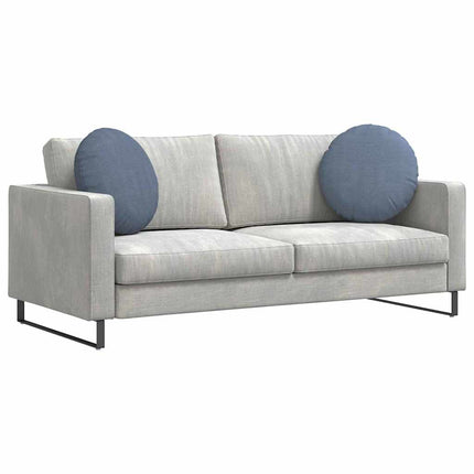 Sittkuddar 2 pcs Blå Ø50 x 19 cm Kordread tyg