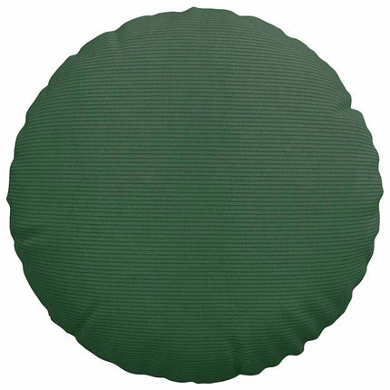 Sittkuddar 2 pcs Mörkgrön Ø50 x 19 cm Kordread tyg