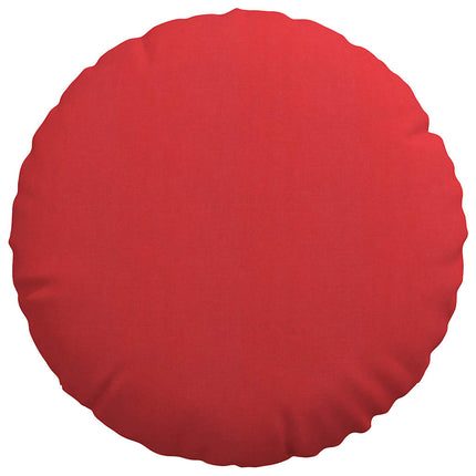 Sittkuddar 2 pcs Röd Ø60 x 21 cm tyg