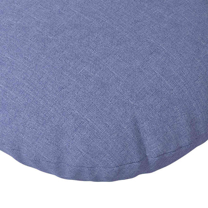 Sittkuddar 2 pcs Jeansblå Ø60 x 21 cm tyg