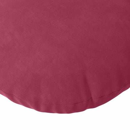 Sittkuddar 2 pcs Vinröd Ø60 x 21 cm Sammet