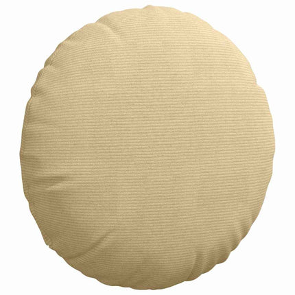 Sittkuddar 2 pcs Grågrön Ø60 x 21 cm Kordread tyg
