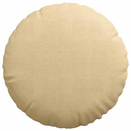 Sittkuddar 2 st Kordread tyg Grågrön Ø60 x 21 cm