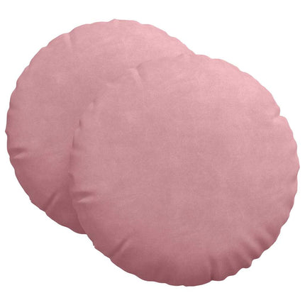 Sittkuddar 2 pcs Rosa Ø 80 x 29 cm Sammet