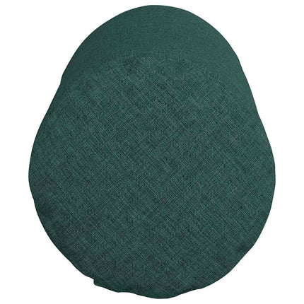 Bolsterkuddar 2 pcs Mörkgrön Ø 15 x 40 cm tyg