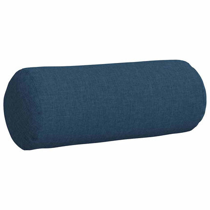 Bolsterkuddar 2 pcs Blå Ø 15 x 40 cm tyg