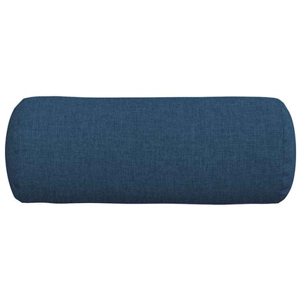 Bolsterkuddar 2 pcs Blå Ø 15 x 40 cm tyg
