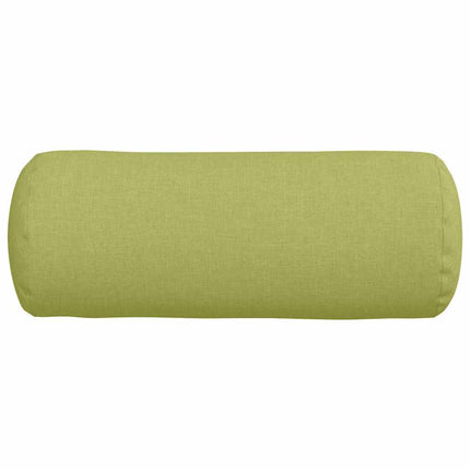 Bolsterkuddar 2 pcs Ljusgrön Ø 15 x 40 cm tyg