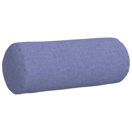 Bolsterkuddar 2 pcs Jeansblå Ø 15 x 40 cm tyg