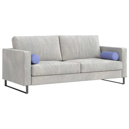 Bolsterkuddar 2 pcs Jeansblå Ø 15 x 40 cm tyg