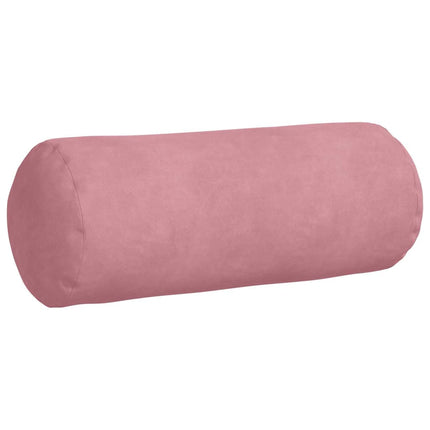 Bolsterkuddar 2 pcs Rosa Ø 15 x 40 cm Kordread tyg