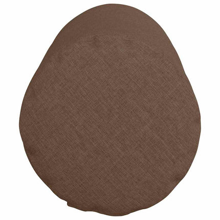 Bolsterkuddar 2 pcs Brun Ø 25 x 70 cm tyg
