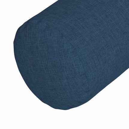 Bolsterkuddar 2 pcs Blå Ø 25 x 70 cm tyg
