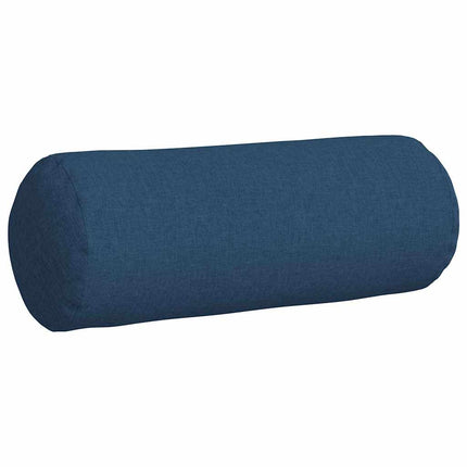 Bolsterkuddar 2 pcs Blå Ø 25 x 70 cm tyg