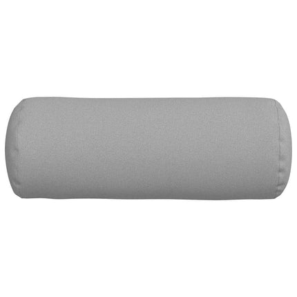Bolsterkuddar 2 st tyg Moln Grå Ø 25 x 70 cm