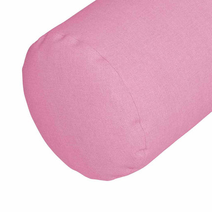 Bolsterkuddar 2 pcs Rosa Ø 25 x 70 cm tyg