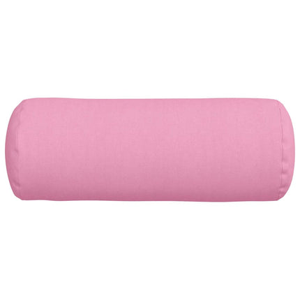 Bolsterkuddar 2 pcs Rosa Ø 25 x 70 cm tyg