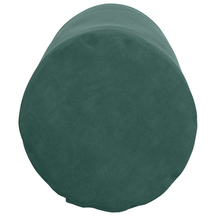 Bolsterkuddar 2 pcs Mörkgrön Ø 25 x 70 cm Kordread tyg