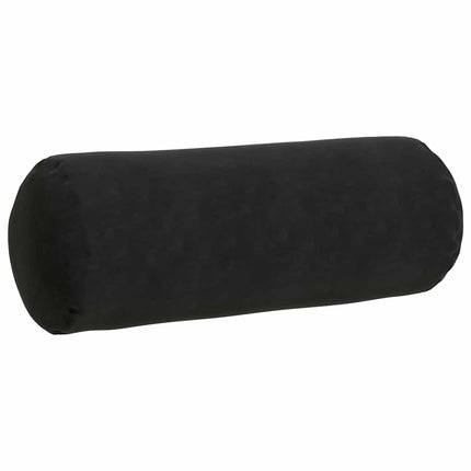 Bolsterkuddar 2 pcs Svart Ø 25 x 70 cm Kordread tyg